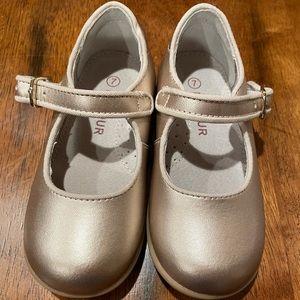 L’Amour Rose Gold Mary Janes - Size 7